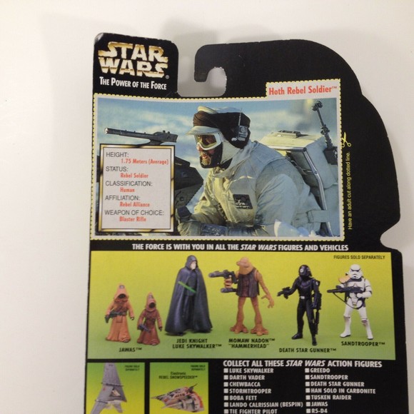 Star Wars Hoth Rebel Soldier Blaster The Power of the Force Kenner #69631 1996 - Picture 5 of 12